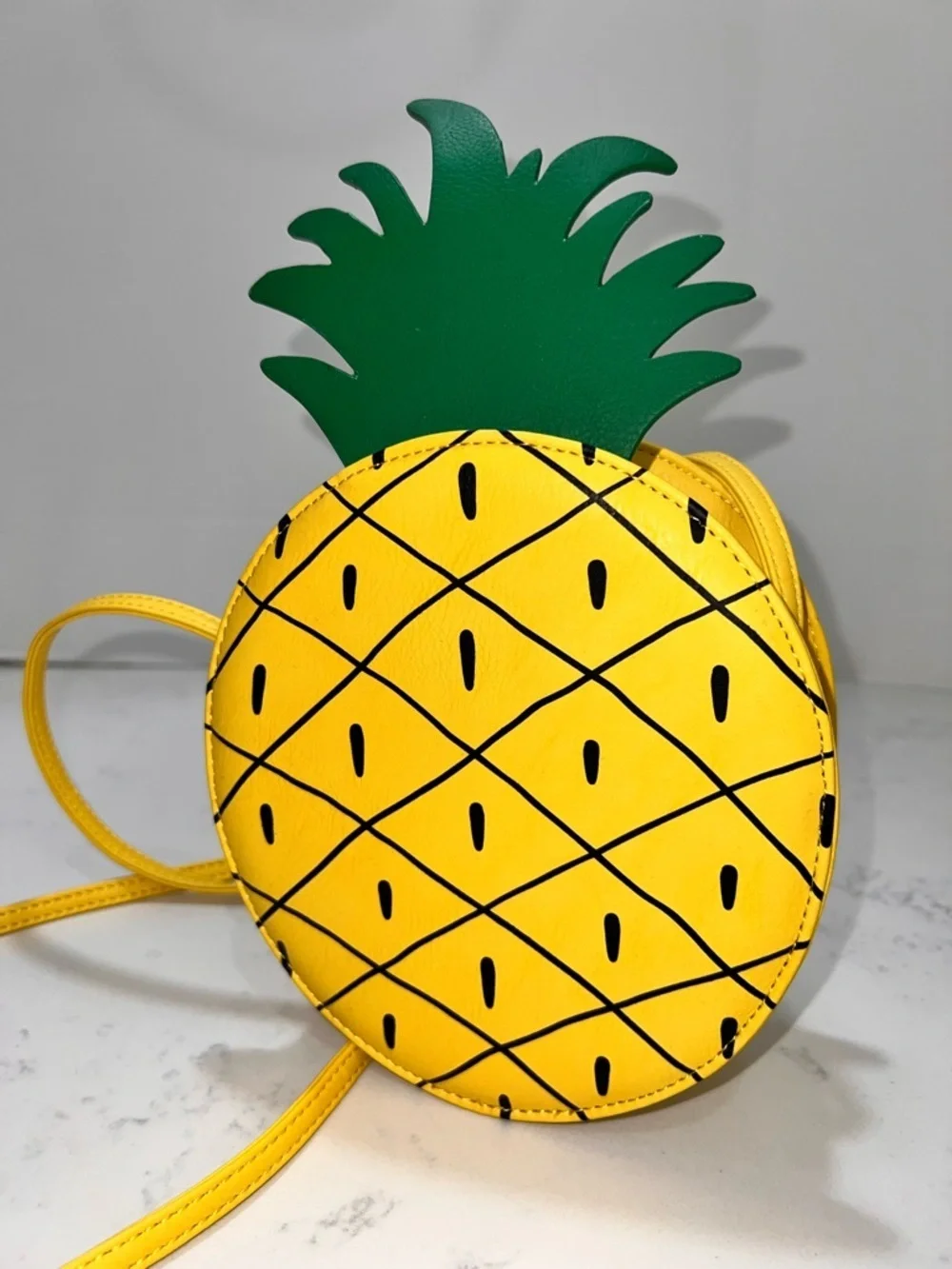 Pineapple Kids Crossbody Bag in Yellow and Green